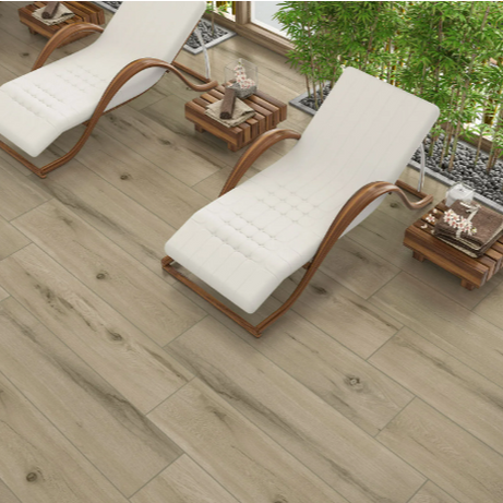 Porcelánico Lume Abitare Beige  Satinado Rectificado 22x90