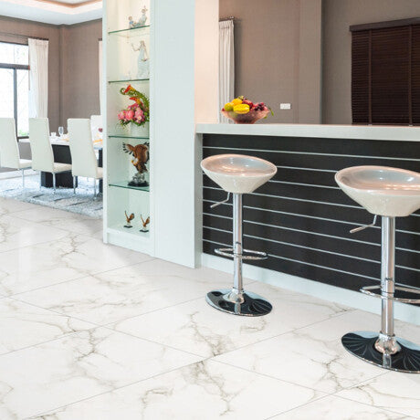 Cerámica Lume Marmo Blanco Brillante Rectificado 32x59