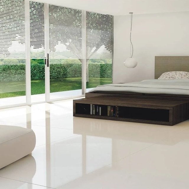 Porcelanato Elizabeth Ivory Beige Simil Marmol Rectificado 62,5x62,5