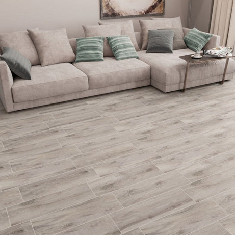 Cerámica Cecafi Foresta HD Gris Satinado 20x60