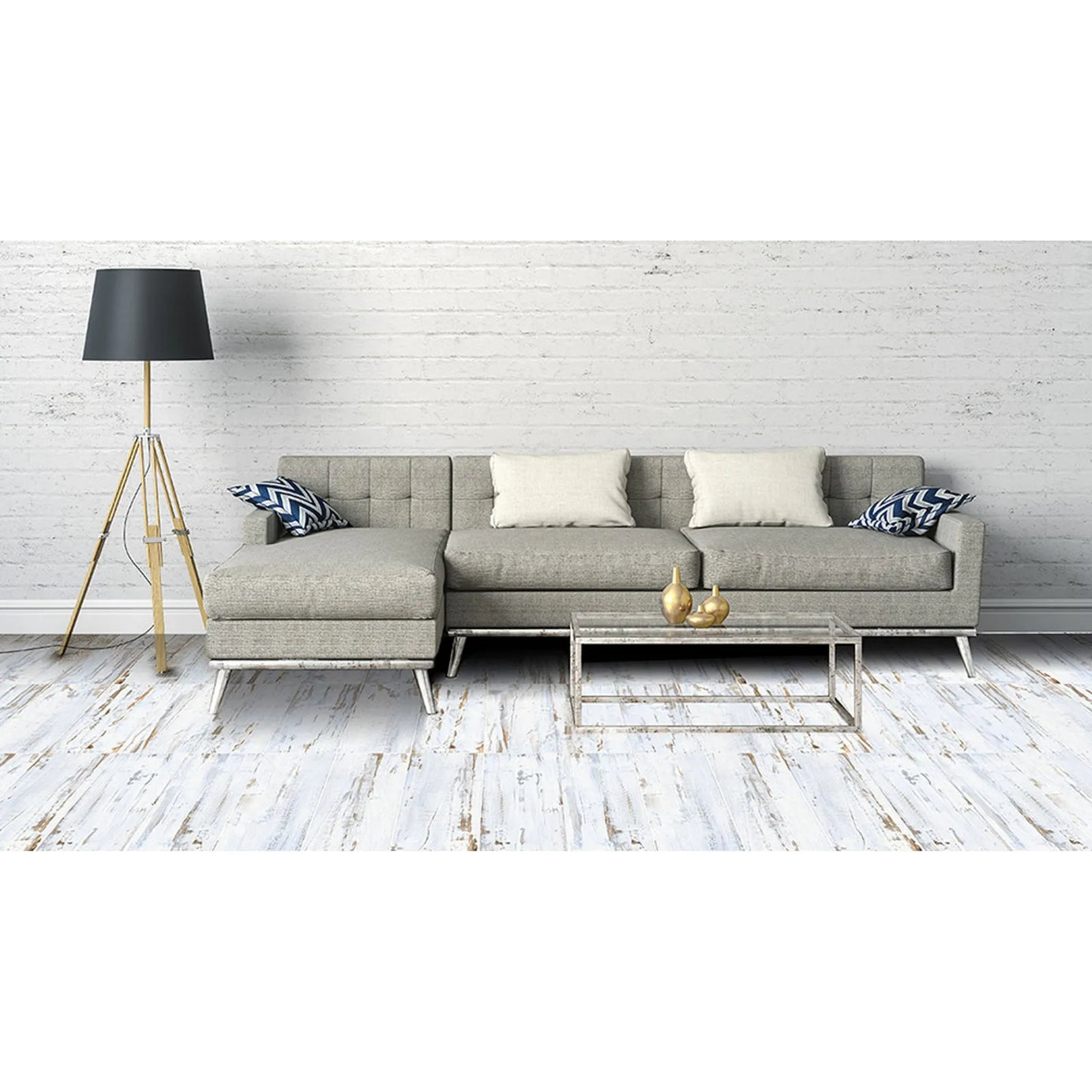 Porcelánico Alberdi Retro White Mate Rectificado 19x56,5