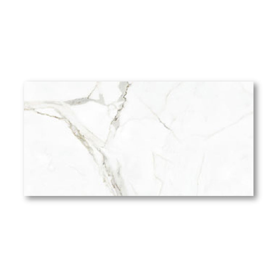 Porcelanato Vite  Calacata Blanco Pulido Rectificado 60x120 de 2DA