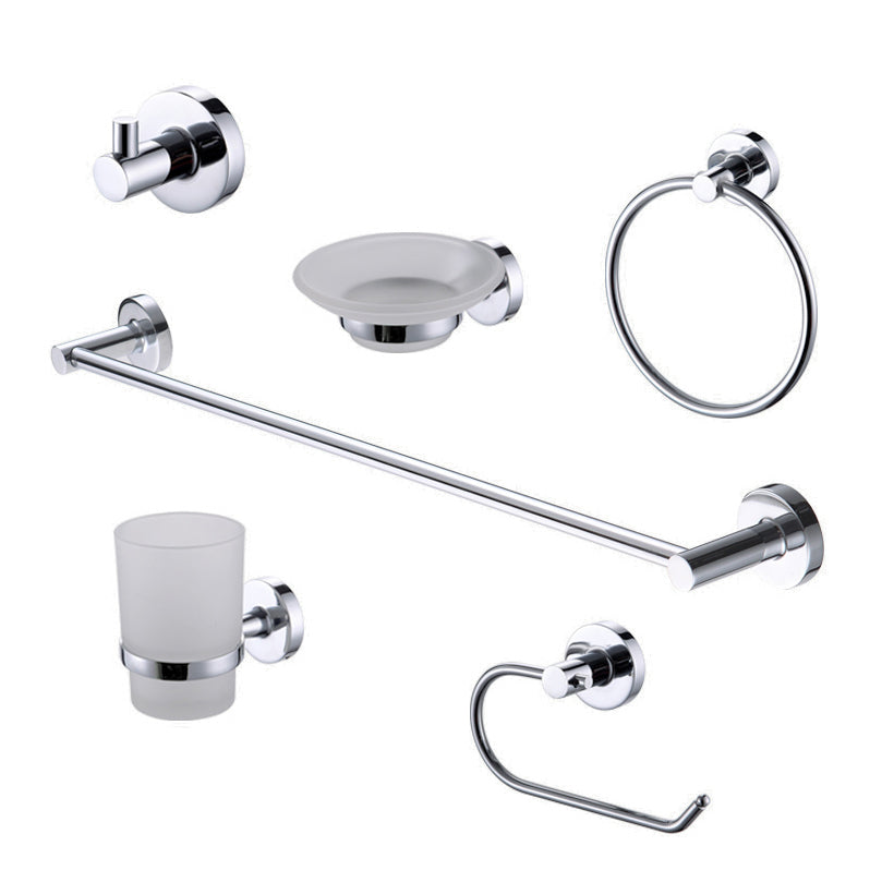 Accesorio de Baño Peirano Set 6 Piezas Línea 12000 Cromo