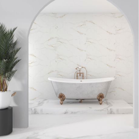 Cerámica Lume Marmo  Blanco Brillante Rectificado 32x59