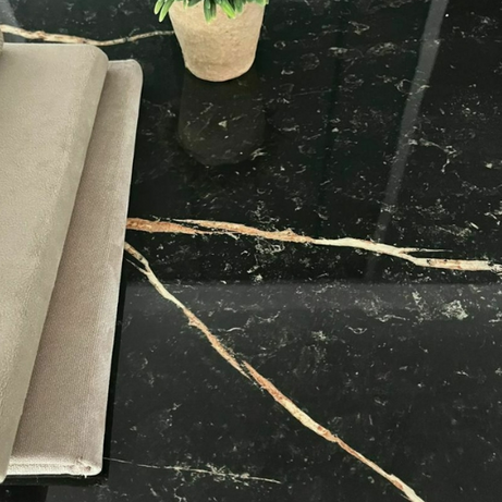 Porcelánico Tendenza Spectrum  Negro Pulido Rectificado 59x118,5