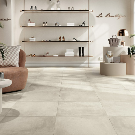 Porcelanato Alberdi Manhattan White Satinado Rectificado 60x60