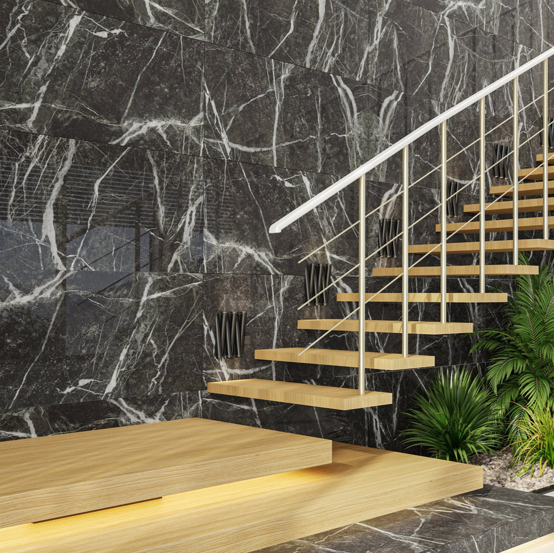 Porcelanico Lume Millenium Nero Mate Rectificado 62x119