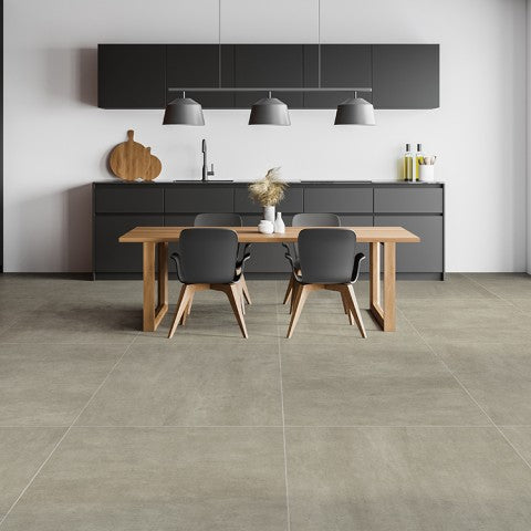 Porcelanato Alberdi Manhattan Dark Satinado Rectificado 80x80 de 2DA