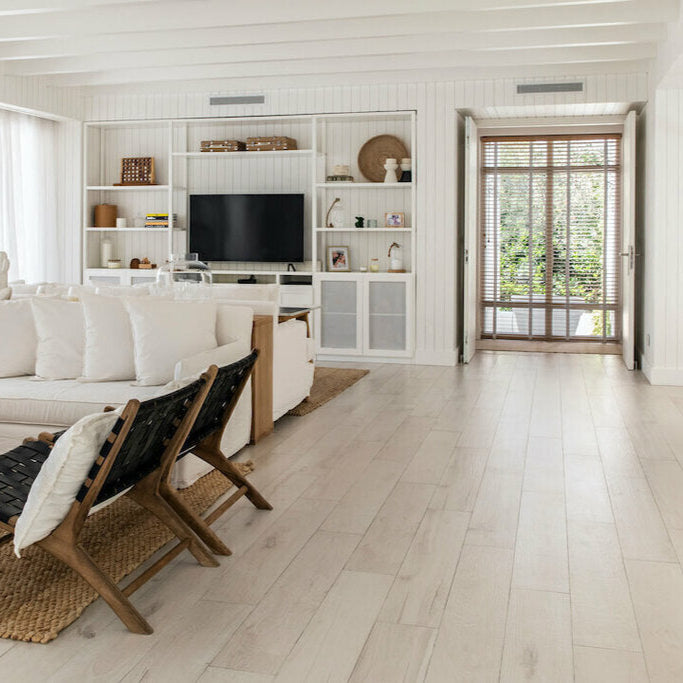 Porcelanato Ilva Ecowood Gris Esmaltado Rectificado 20x120